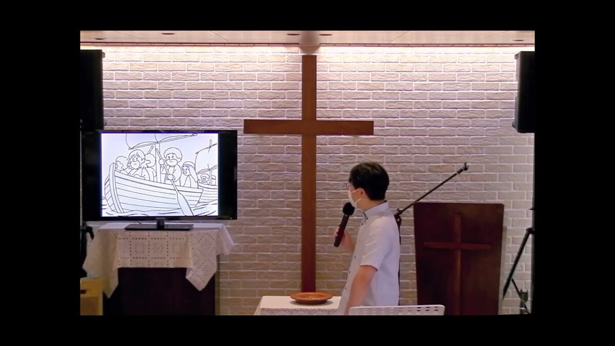 嵐を静めるイエス様